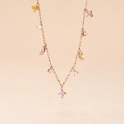 Collier Nimbe Argent Rose Oxyde De Zirconium-Histoire d'Or Discount