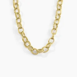 Histoire d'Or Collier Nimes Acier Jaune