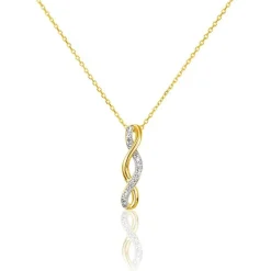 Histoire d'Or Collier Nucia Or Jaune Diamant