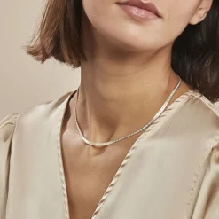 Histoire d'Or Collier Nuriaae Argent Jaune