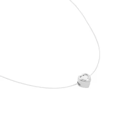 Histoire d'Or Collier Nylon Argent Blanc Oxyde