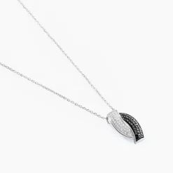 Histoire d'Or Collier Oia Or Blanc Diamant