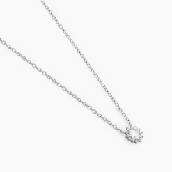 Histoire d'Or Collier Oliviane Argent Blanc Oxyde De Zirconium