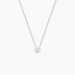 Histoire d'Or Collier Oliviane Argent Blanc Oxyde De Zirconium