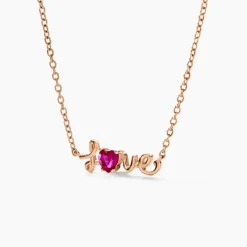 Histoire d'Or Collier Olufe Argent Rose Oxyde De Zirconium