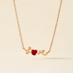 Histoire d'Or Collier Olufe Argent Rose Oxyde De Zirconium