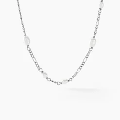 Histoire d'Or Collier Onassis Argent Blanc Perle De Culture
