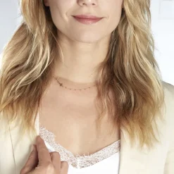 Histoire d'Or Collier Opale Argent Rose