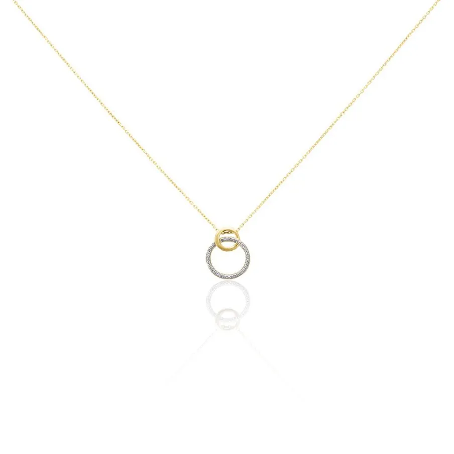 Histoire d'Or Collier Or Bicolore Achan Diamants