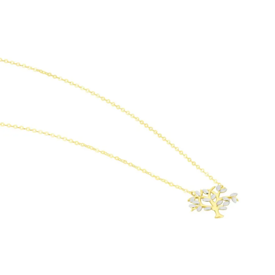 Histoire d'Or Collier Or Bicolore Fragaria