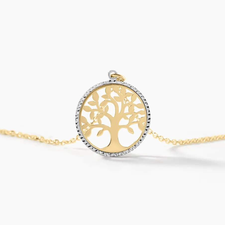 Histoire d'Or Collier Or Bicolore Solidage