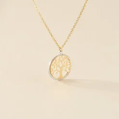 Histoire d'Or Collier Or Bicolore Solidage