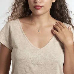 Histoire d'Or Collier Or Blanc Akli Oxyde De Zirconium