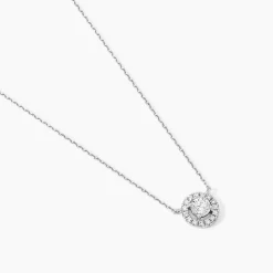 Histoire d'Or Collier Or Blanc Cadence Diamants