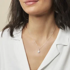 Histoire d'Or Collier Or Blanc Diamant
