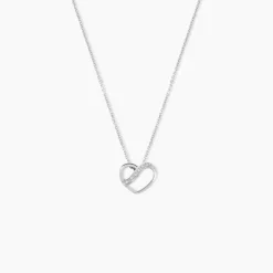 Histoire d'Or Collier Or Blanc Juliane Diamants