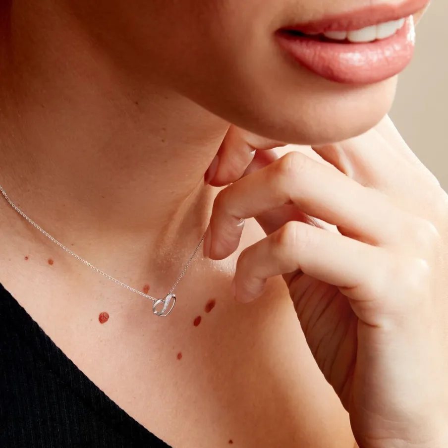 Histoire d'Or Collier Or Blanc Juliane Diamants