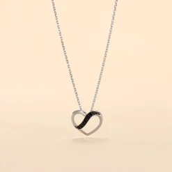 Histoire d'Or Collier Or Blanc Julianoir Diamants