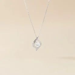 Collier Or Blanc Lydia Oxydes De Zirconium-Histoire d'Or Sale