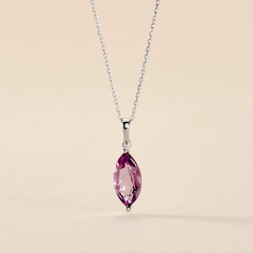 Collier Or Blanc Raquel Améthyste-Histoire d'Or Outlet