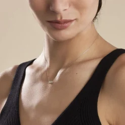 Histoire d'Or Collier Or Blanc Sabine Diamants