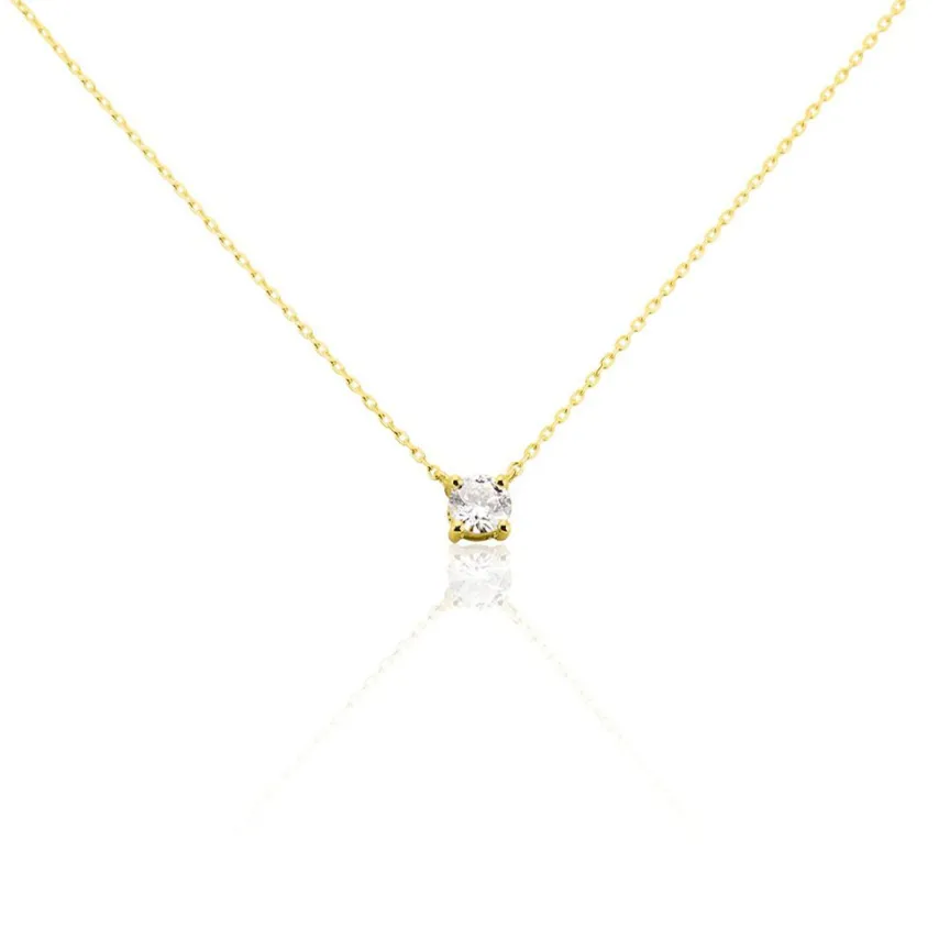 Collier Or Jaune Aphrodite Diamant-Histoire d'Or Clearance