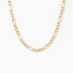 Histoire d'Or Collier Or Jaune Cameo Maille Alternée 1/3