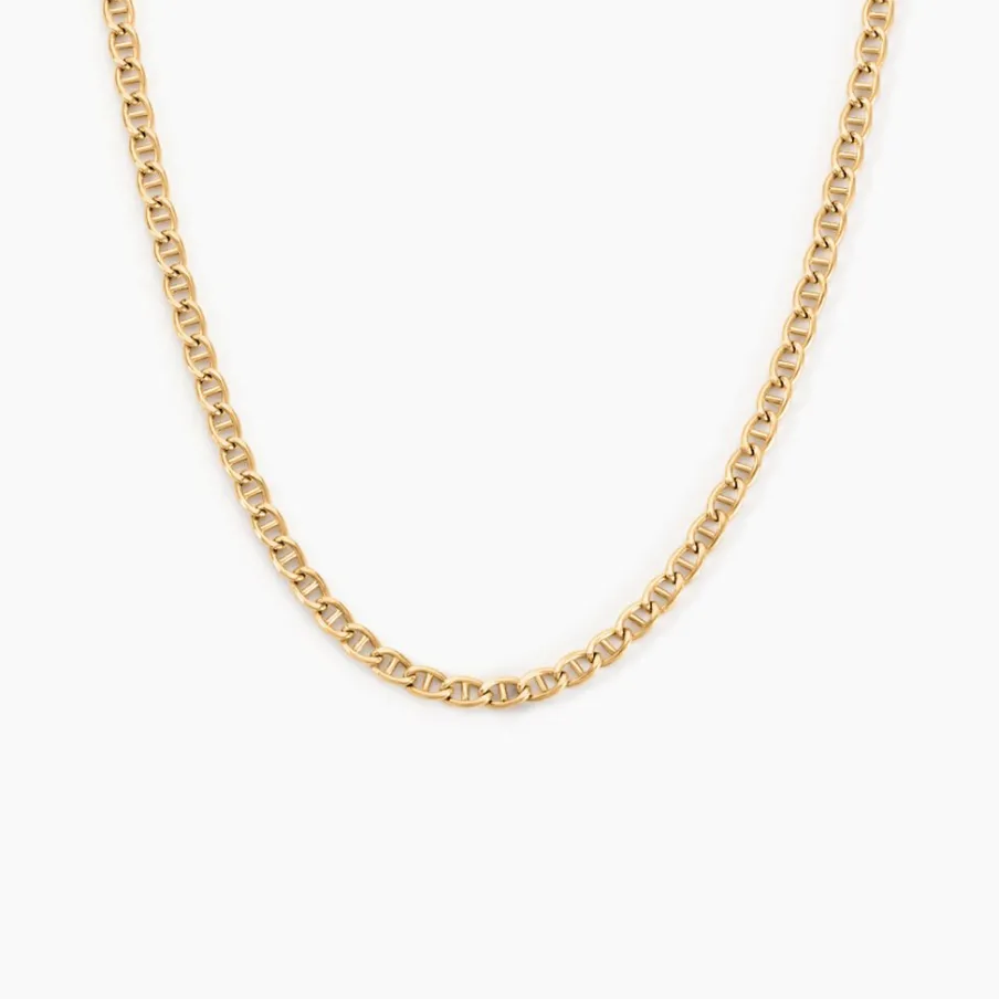 Histoire d'Or Collier Capucin Maille Marine