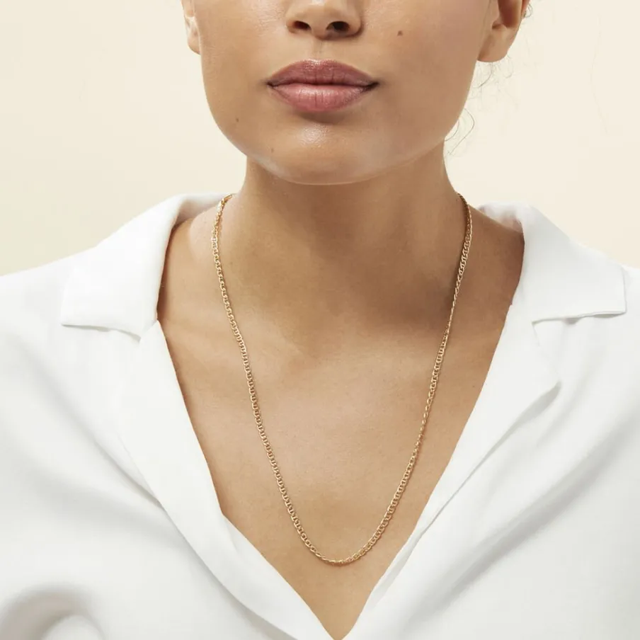 Histoire d'Or Collier Capucin Maille Marine