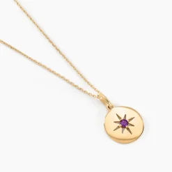 Histoire d'Or Collier Or Jaune Evening Star Amethyste