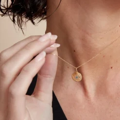 Histoire d'Or Collier Or Jaune Evening Star Topaze Bleu London