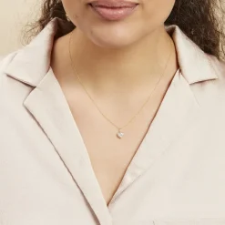 Histoire d'Or Collier Or Jaune Idony Oxyde De Zirconium