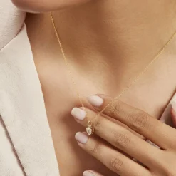 Histoire d'Or Collier Or Jaune Idony Oxyde De Zirconium