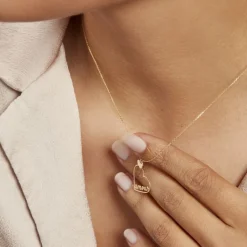 Histoire d'Or Collier Or Jaune Linaire