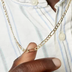 Histoire d'Or Collier Or Jaune Maille Alternée 1/3