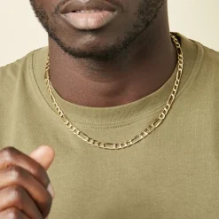 Histoire d'Or Collier Or Jaune Maille Alternée