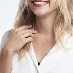 Histoire d'Or Collier Or Jaune Maiorga Oxyde De Zirconium