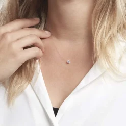 Histoire d'Or Collier Or Jaune Maiorga Oxyde De Zirconium