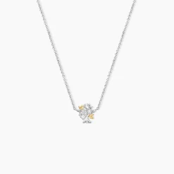 Histoire d'Or Collier Or Jaune Oxyde De Zirconium