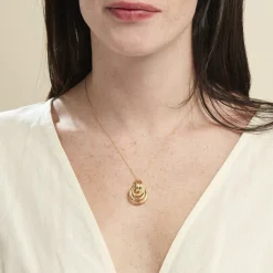 Histoire d'Or Collier Or Jaune Passiflora