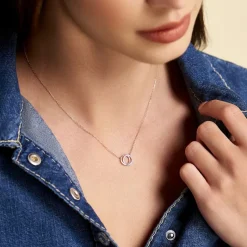 Histoire d'Or Collier Or Rose Tresha Diamants