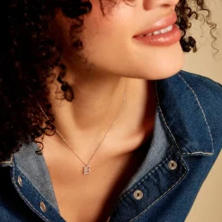 Histoire d'Or Collier Oran Or Blanc Diamant