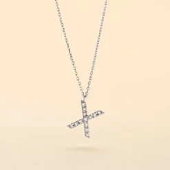 Histoire d'Or Collier Oran Or Blanc Diamant