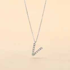 Histoire d'Or Collier Oran Or Blanc Diamant