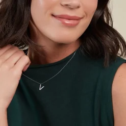 Histoire d'Or Collier Oran Or Blanc Diamant