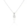 Histoire d'Or Collier Orphee Or Blanc Diamant