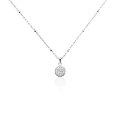 Histoire d'Or Collier Pascalin Argent Blanc Oxyde De Zirconium