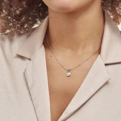 Histoire d'Or Collier Pascalin Argent Blanc Oxyde De Zirconium