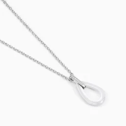 Histoire d'Or Collier Peer Argent Blanc Oxyde De Zirconium
