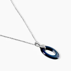 Histoire d'Or Collier Peer Argent Blanc Oxyde De Zirconium